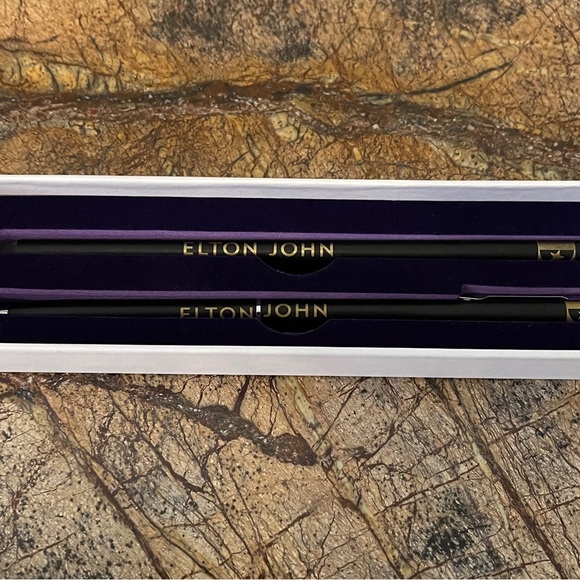Elton John Farewell Yellow Brick Road Tour VIP Fan Club Pen Pencil Set NIB - Picture 4 of 7